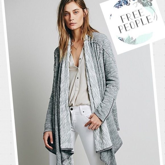 Free People Jackets & Blazers - Free People In The Loop Cardi Small Sold Out Gray